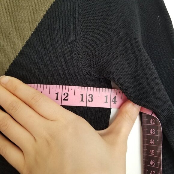 NEW Torn by Ronny Kobo Carolina Long Sleeve Color Block Knit Dress Size XS - Picture 10 of 12